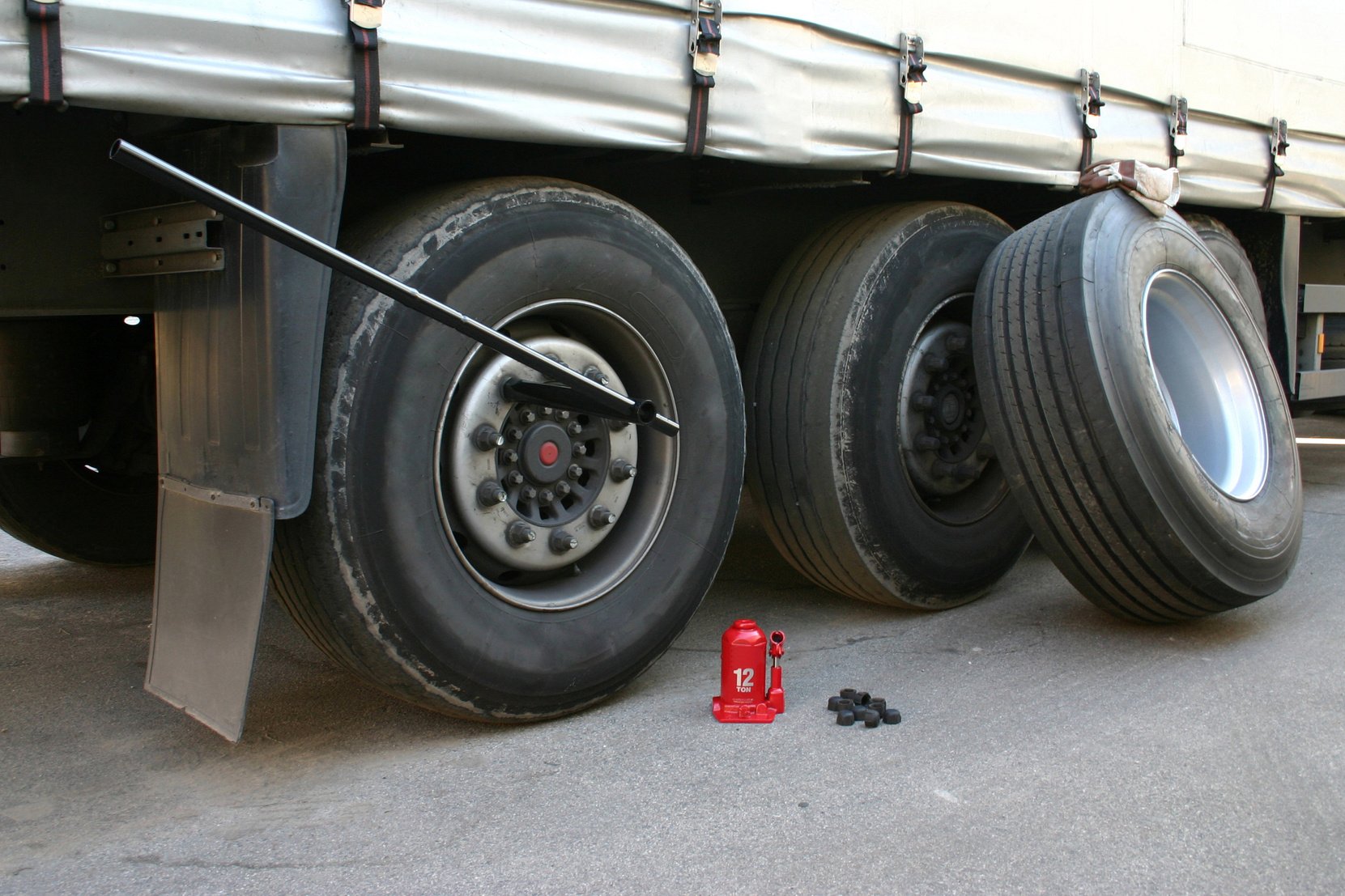 Truck tire replacement